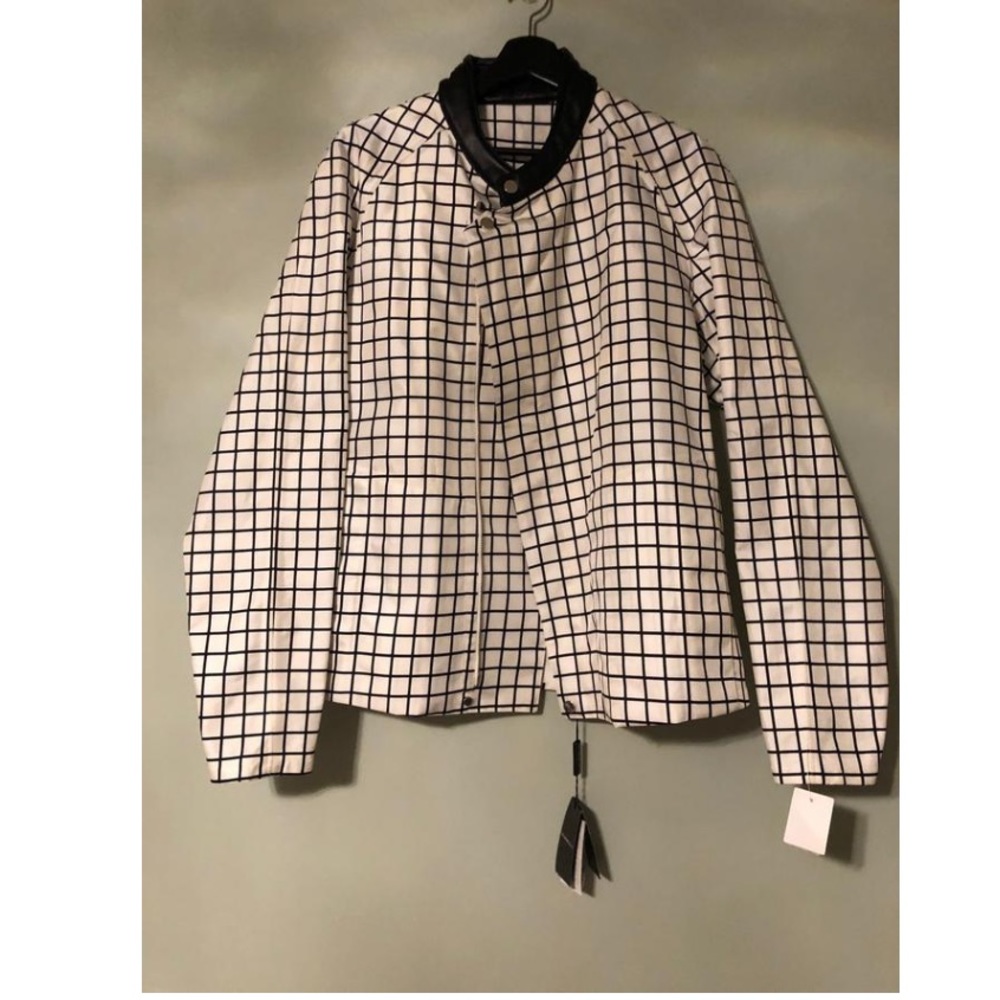 Emporio Armani New Checker Silk Cotton Jacket